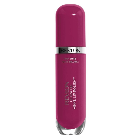 Revlon Ultra HD Vinyl Lip Polish, Liquid Lipstick 935 Berry Blissed, Berry Gloss - Picture 1 of 5